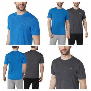 Gray NWT Eddie Bauer Men’s Motion Tee, 2-pack